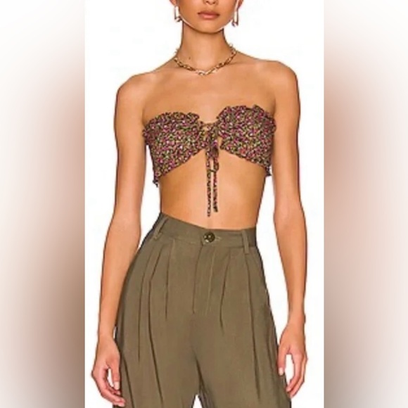 Free People Tops - *230.  Free People Picnic Ruffle Bandeau Top